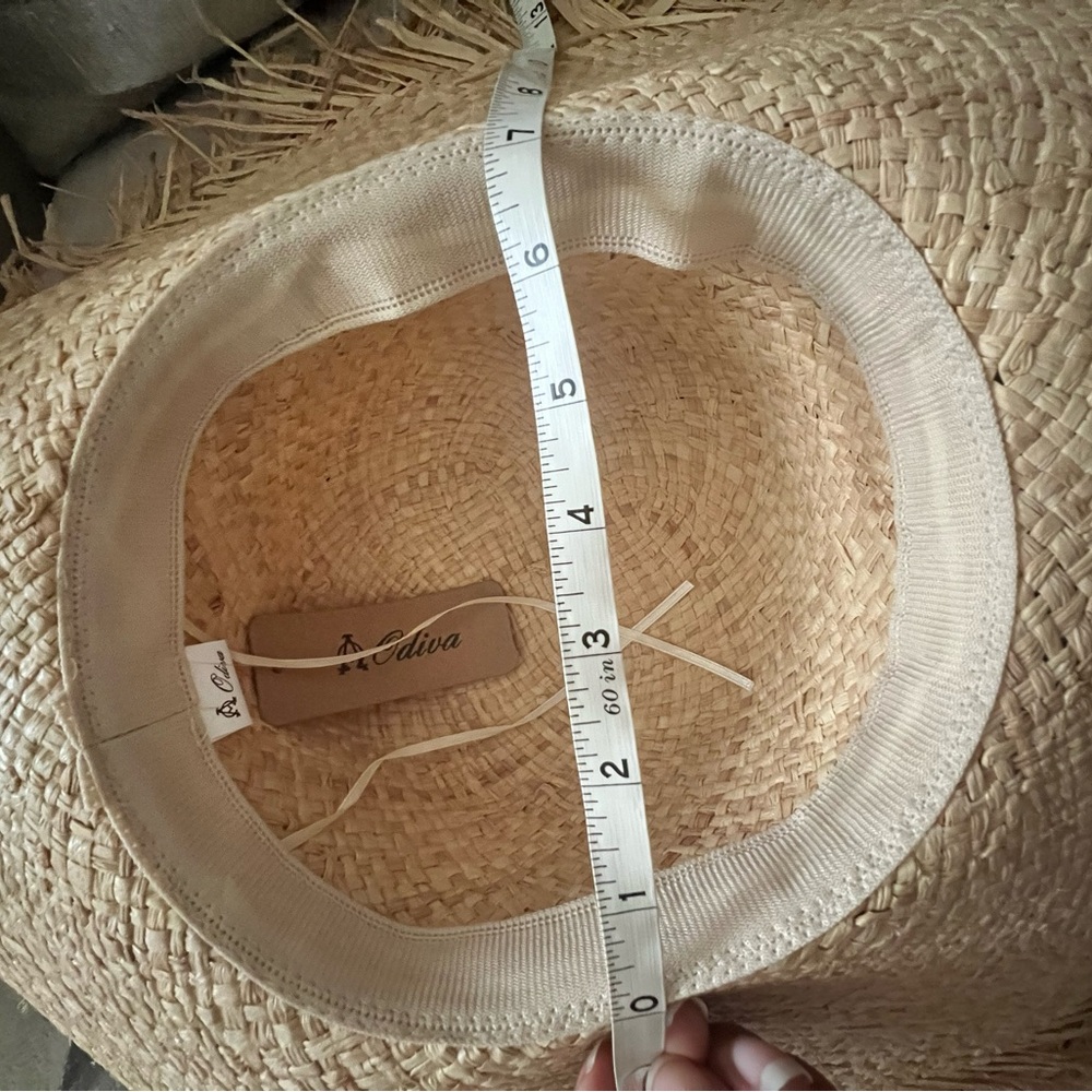 Stylish Tan Straw Sun Hat for Women - Picture 6 of 8